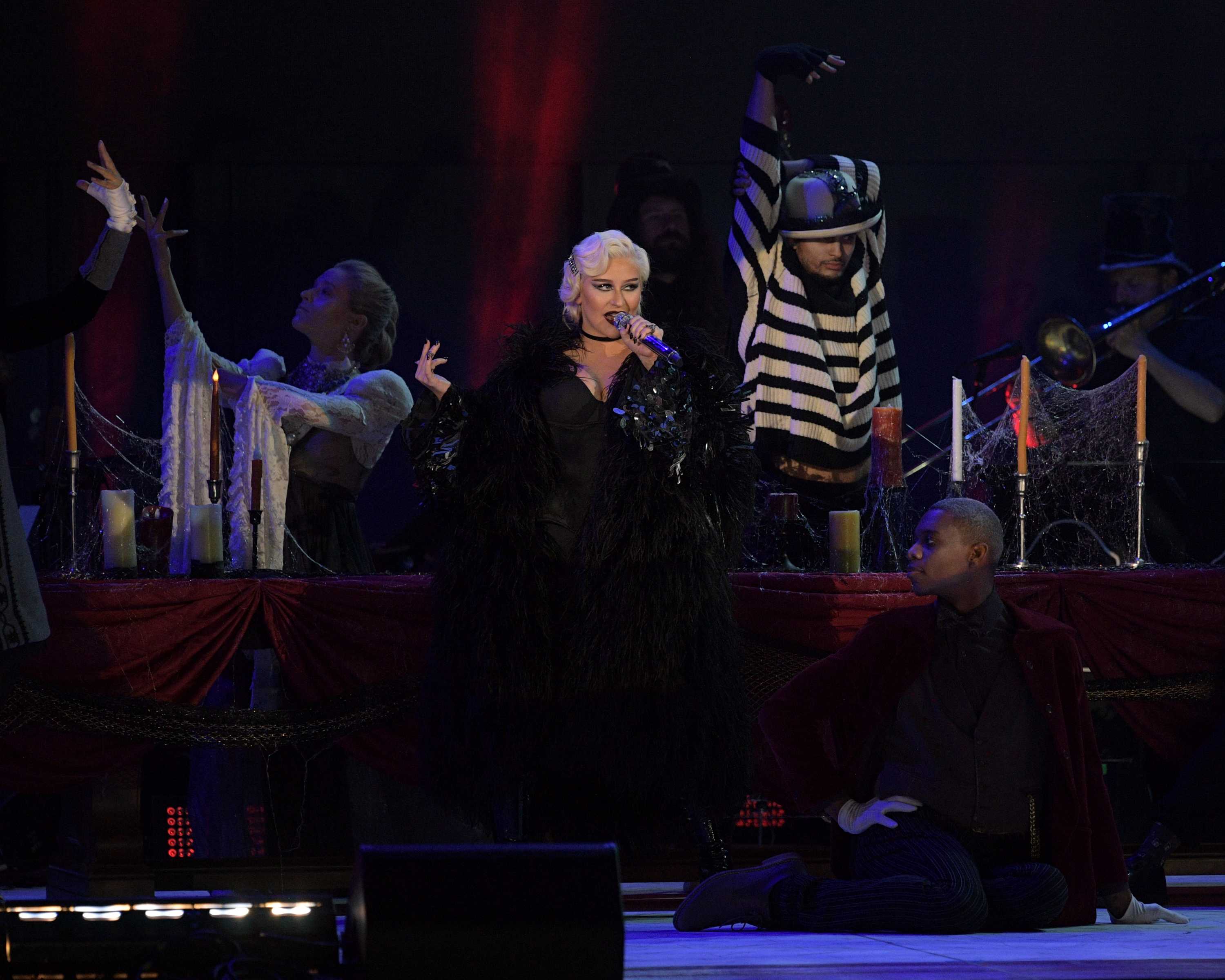 Christina Aguilera performs “Haunted Heart” at 31 Nights of Halloween – Video + Promo Stills