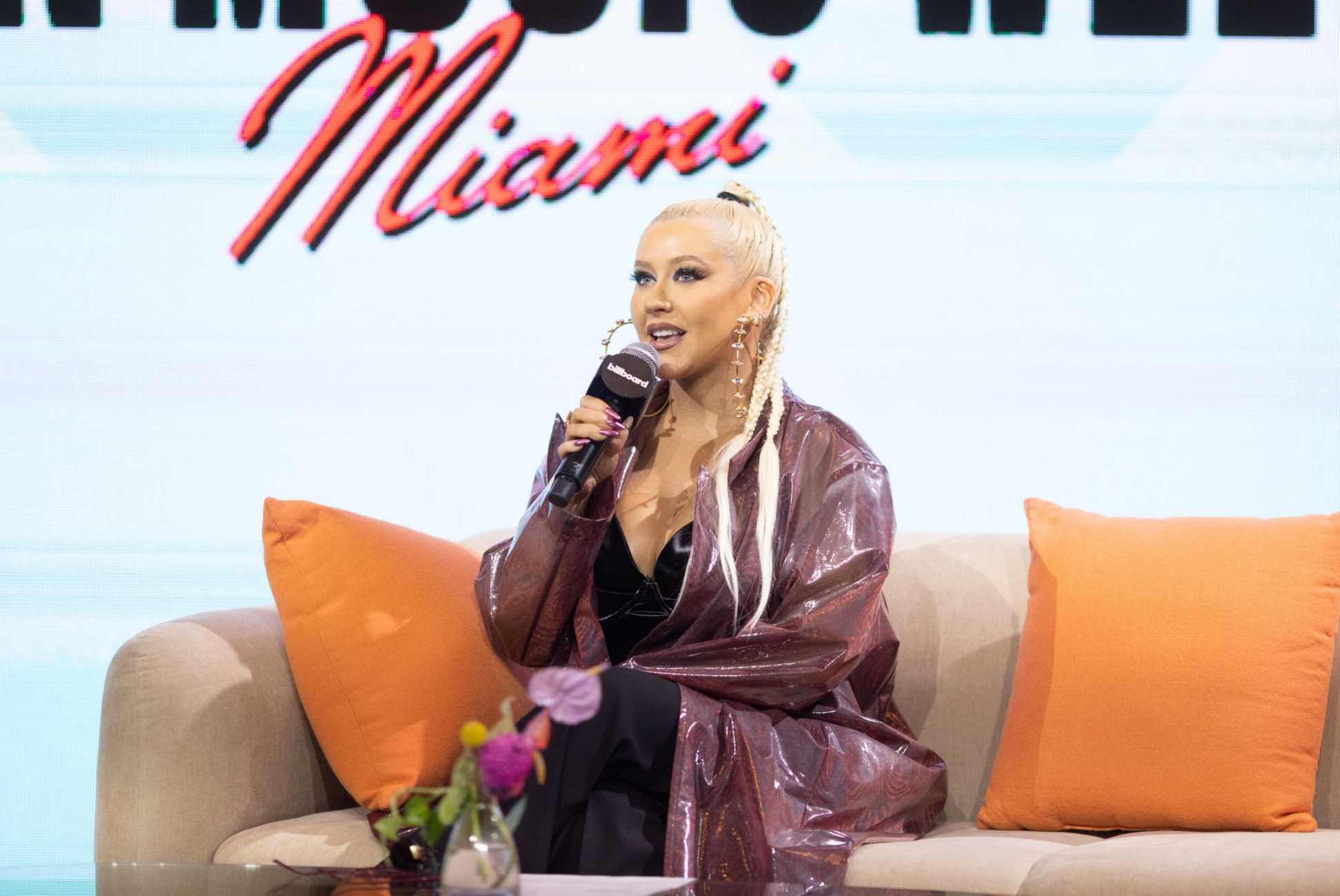 Christina Aguilera at Billboard Latin Music Week 2022 Premiere Party on Sept 27