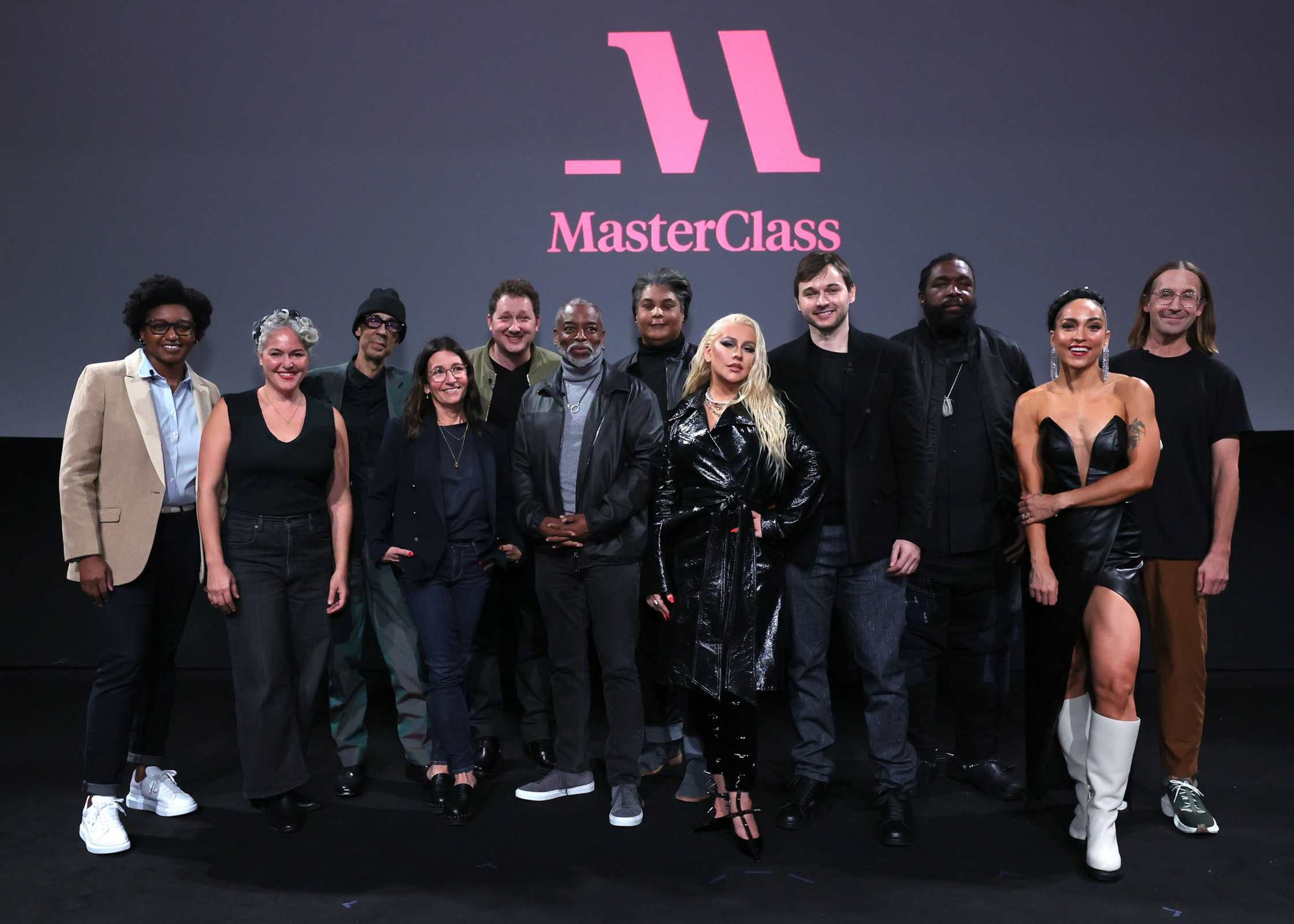 Christina Aguilera attends MasterClass First Look Event on November 1