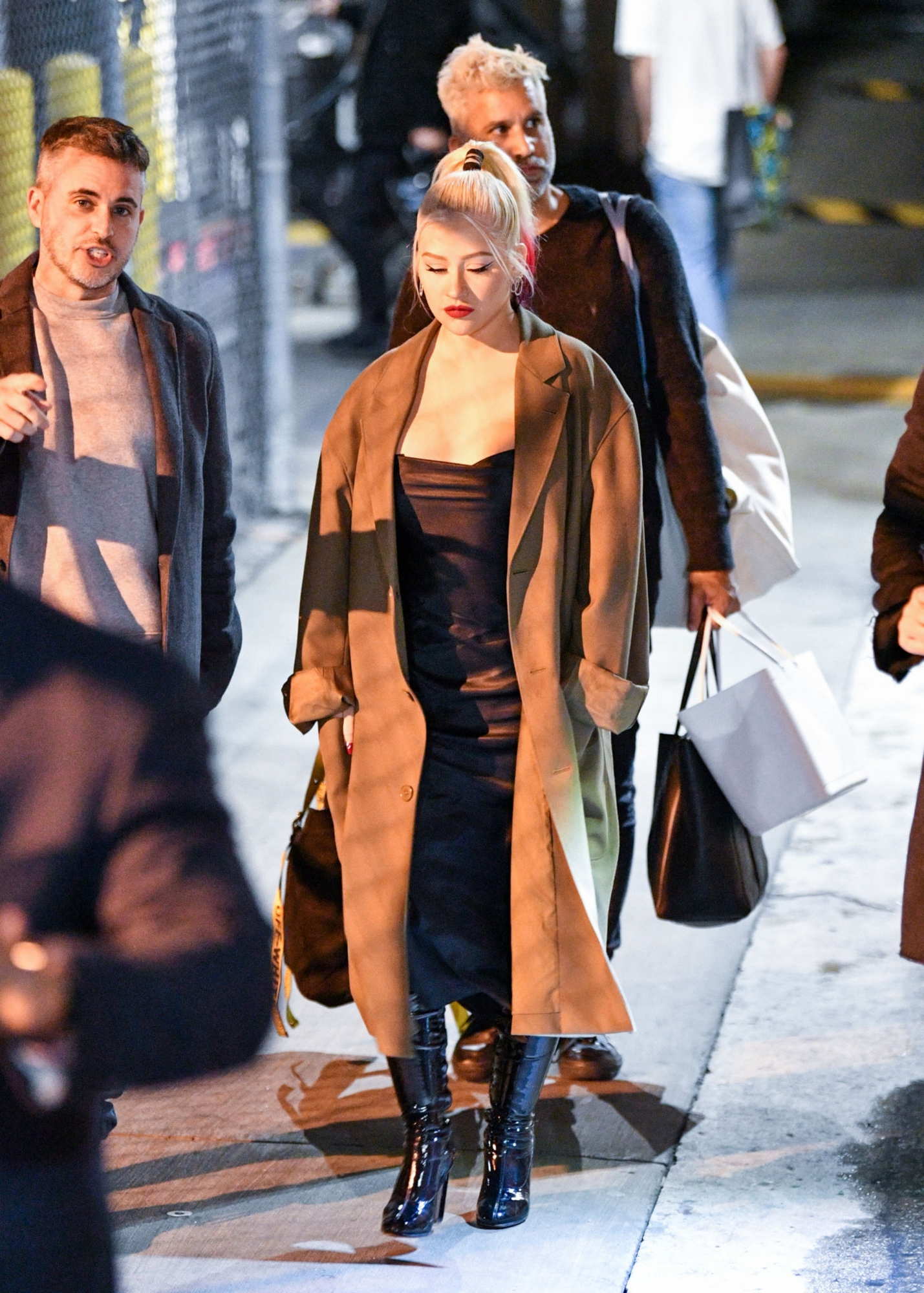 Christina Aguilera Greets her fans as she roams the streets in LA – March 10th