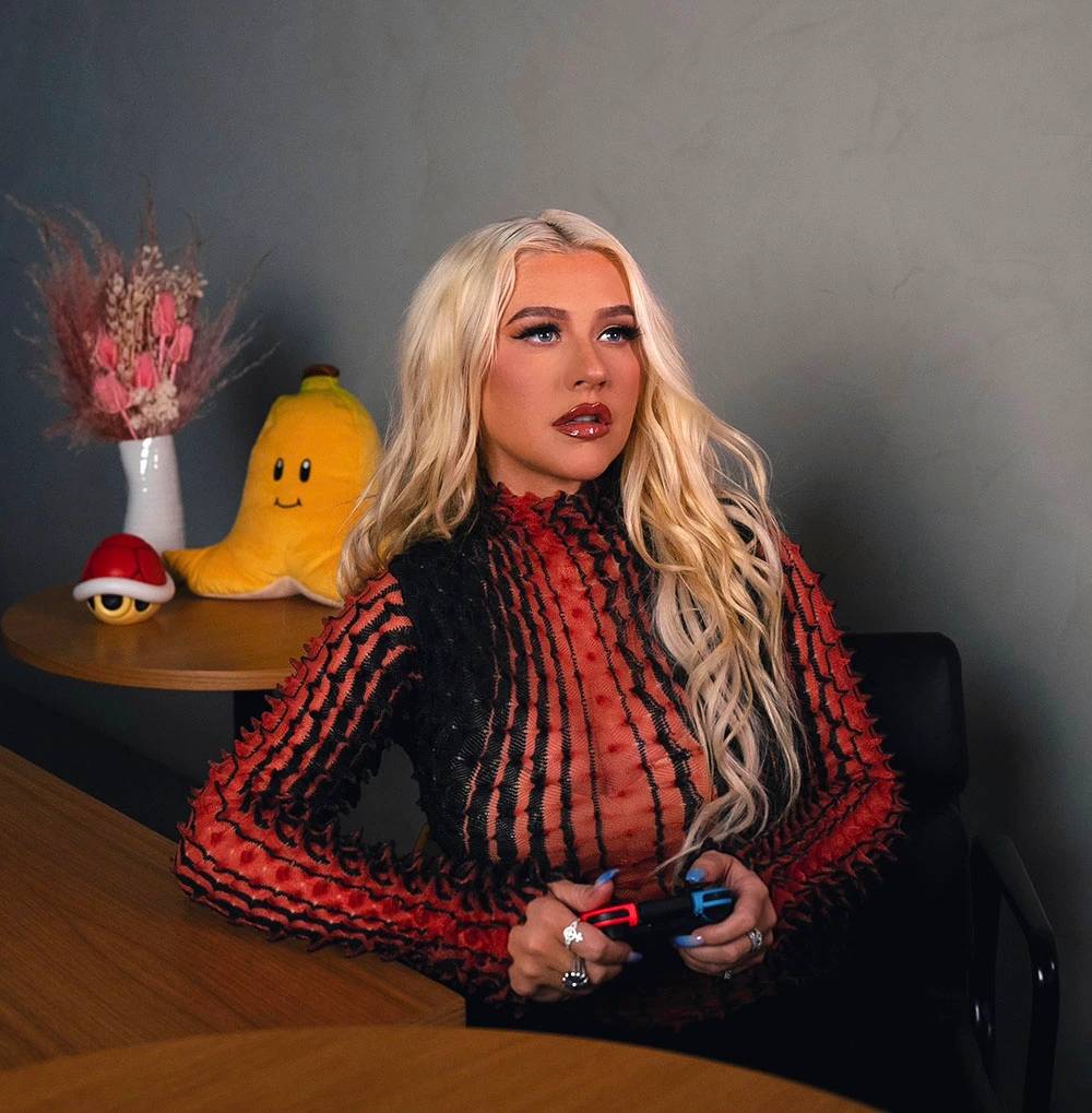 Christina Aguilera on Using Video Games to Decompress From Performance Pressures
